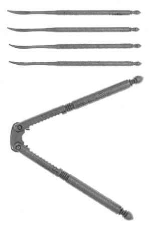 Silverplate Flatware 5 Piece Nut Set (4 Nut Picks & 1 Nut Cracker)