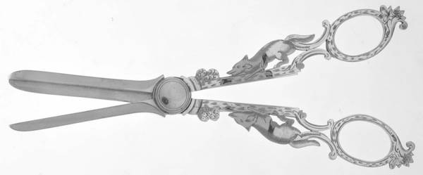 Silverplate Flatware Solid Grape Shears