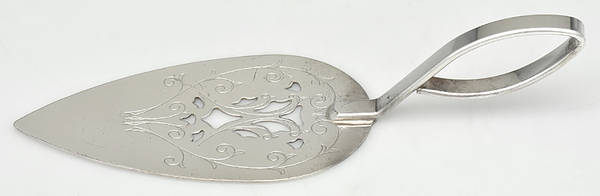 Silverplate Flatware Small Solid Pastry Server