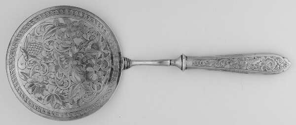 Silverplate Flatware Cocktail Strainer