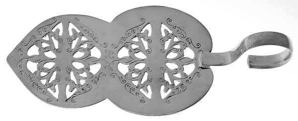 Silverplate Flatware Pierced Solid Pastry Server