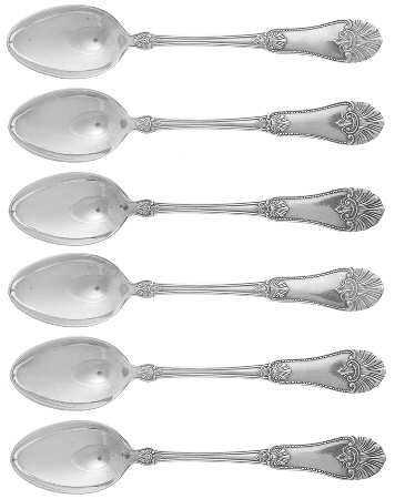 Silverplate Flatware (Set of 6) Demitasse Spoons