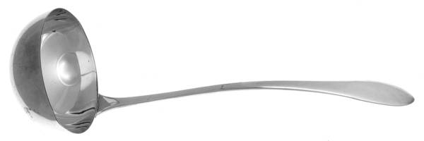 Silverplate Flatware Solid Soup Ladle