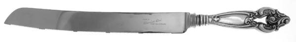 Stainless Flatware Wedding Cake Knife with Stainless Blade