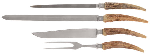 Stainless Flatware 4pc Carving Set (CFS,CKS,KS,HAMK)