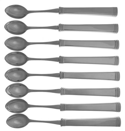 Stainless Flatware Iced Tea Spoon - Set of 8