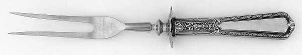 UNF567 (Sterling) Small Carving Fork W/Sterling Guard