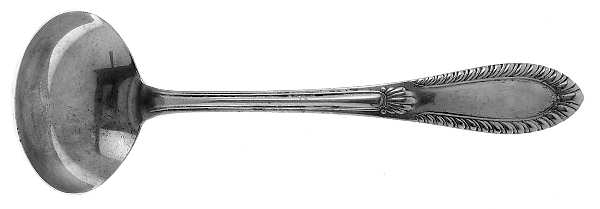UNF569 (Sterling) Solid Piece Cream Ladle