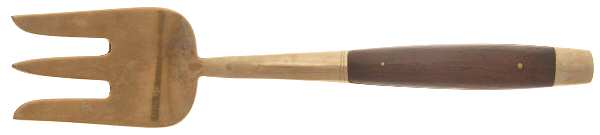 Imperial Rose (Brassware) Medium Solid Cold Meat Serving Fork