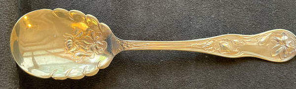 Violets (Silverplate) Sugar Spoon