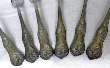 Violets (Silverplate) Fork