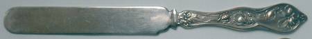 Violets (Silverplate) Youth Knife, Solid Piece
