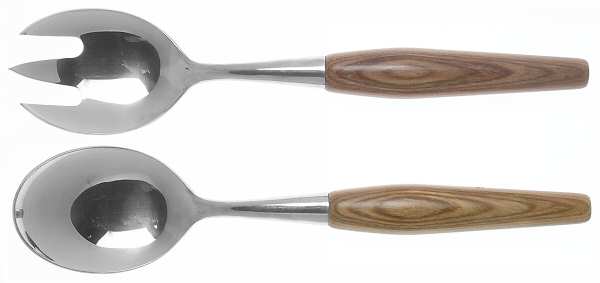Mode Danish (Stainless) (2 Pc) Solid Salad Set