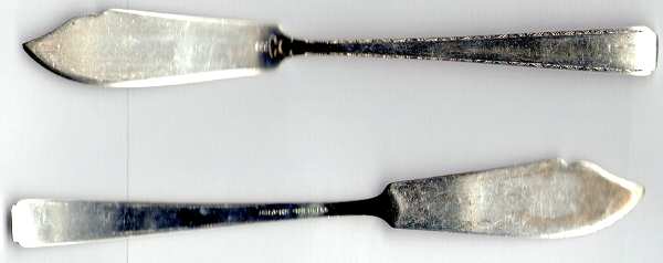 UNF644 (Sterling) Flat Handle Butter Spreader
