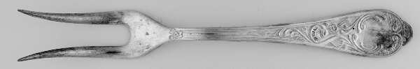 800-18 (Silverplate) Solid Serving Fork