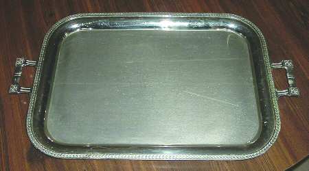 9189 (Silverplate, Hollowware) Silverplate Waiter Tray