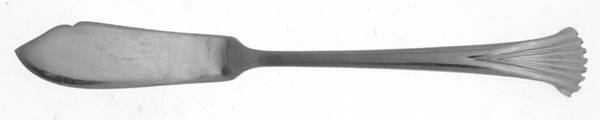 UNF683 (Stainless) Flat Handle Master Butter Knife