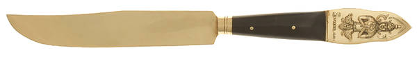 Thailand (Brass) Small Solid Steak Carving Knife