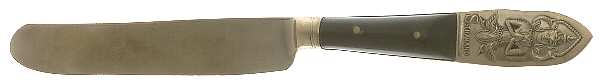 Thailand (Brass) Hollow Handle Paddle Butter Spreader (Solid)