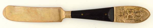 Thailand (Brass) Flat Handle Butter Spreader