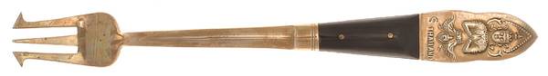 Thailand (Brass) Long Handle Pickle/Olive Fork