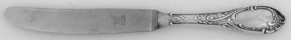 UNF819 (Silverplate) Dessert Knife with Stainless Blade
