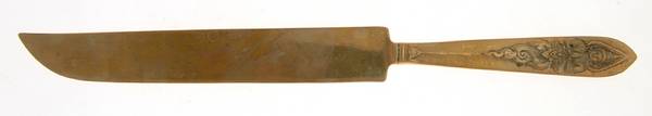 Siam-Brass-Full Figure Buddha Large Stainless Blade Roast Carving Knife
