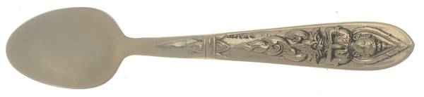 Siam-Brass-Full Figure Buddha Demitasse Spoon
