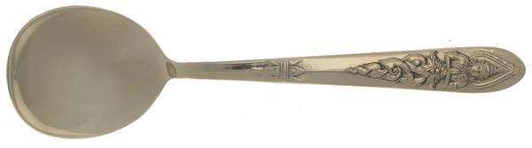 Siam-Brass-Full Figure Buddha Round Bowl Soup Spoon (Cream Soup)
