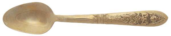 Siam-Brass-Full Figure Buddha Teaspoon