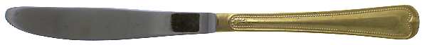 UNF830 (Gold Electroplate) Modern Solid Knife