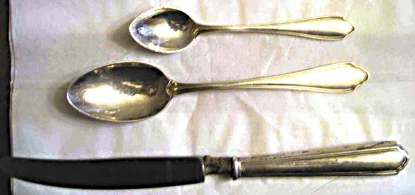 UNF844 (Sterling) Place/Oval Soup Spoon