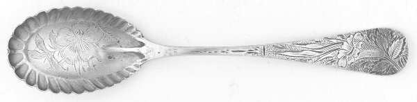 UNF708 (Sterling) Bright Cut Bowl Sugar Spoon
