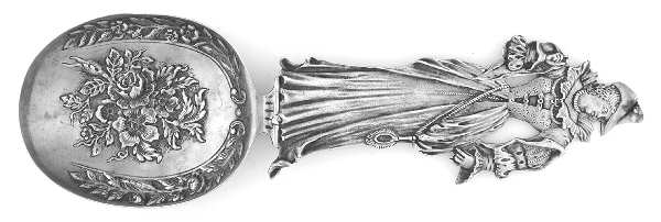 UNF863 (Sterling) Vegetable Serving Spoon (Solid)