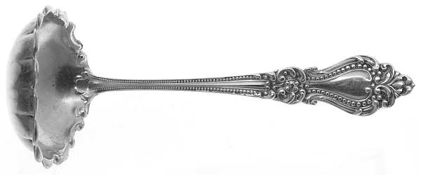 UNF870 (Sterling) Solid Piece Cream Ladle