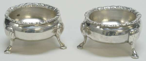 England Sterling Hollowware (Set of 2) Individual Open Salt