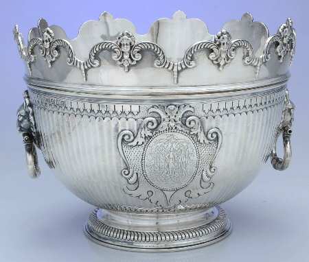 England Sterling Hollowware 11" Monteith Bowl