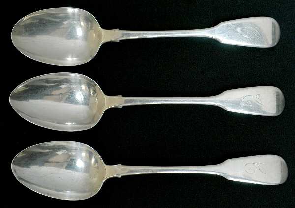 England Sterling Flatware Tablespoon (Serving Spoon) - Set of 3