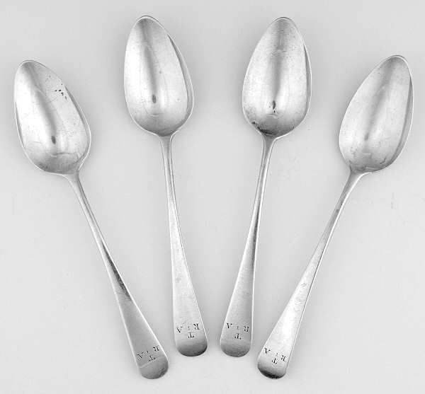 England Sterling Flatware Tea/Five O Clock Spoon - Set of 4
