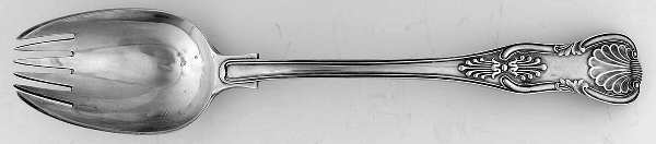 England Sterling Flatware Solid Salad Serving Fork