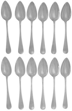 Netherlands Sterling Flatware Tablespoon (Serving Spoon) - Set of 12