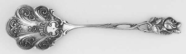 Germany Sterling Flatware Sugar Shell Spoon