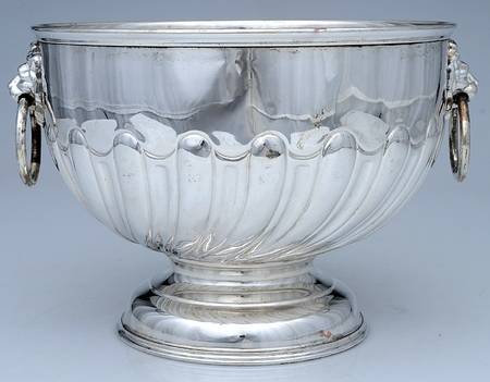 England Silverplate Hollowware Punch Bowl