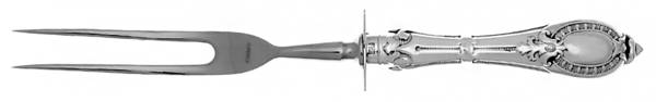 England Silverplate Flatware Large Stainless-Prong Roast Carving Fork