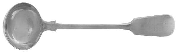 England Silverplate Flatware Solid Piece Cream Ladle