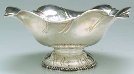 Italy Sterling Hollowware Pedestal Fruit Bowl