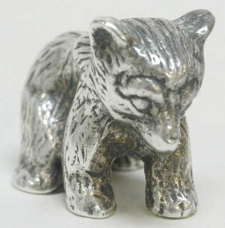 Italy Sterling Hollowware Baby Bear Figurine