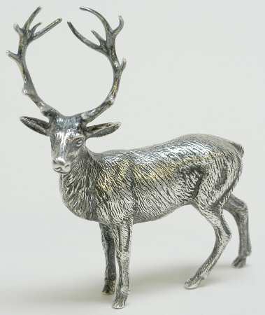 Italy Sterling Hollowware Deer Figurine