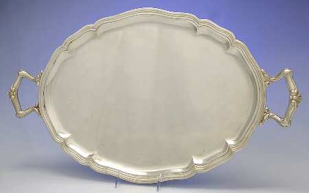 Italy Sterling Hollowware Large Waiter Tray