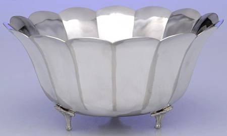 Italy Silverplate Hollowware 7" Round Bowl